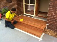 Decking designed, made and installed by Allouch Engineering