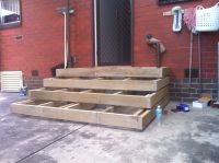 Decking designed, made and installed by Allouch Engineering