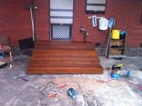 Decking designed, made and installed by Allouch Engineering