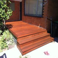 Decking designed, made and installed by Allouch Engineering