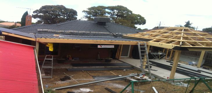 Extension made and installed by Allouch Engineering in Melbourne