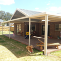 Pergola combination roof