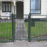 Allouch Engineering, Steel black door and fence