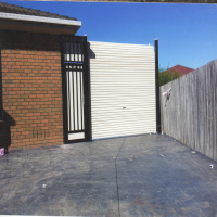 Allouch Engineering, Steel black door and fence