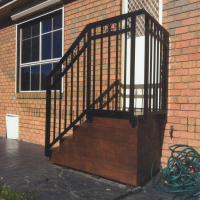 Allouch Engineering, Steel black door and fence