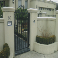 Allouch Engineering, Steel black door and fence